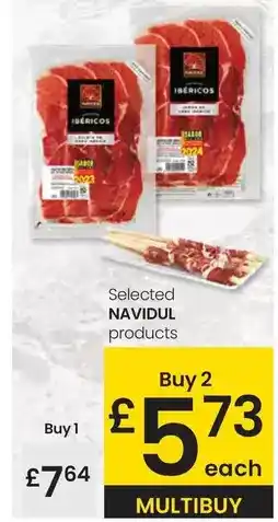 Eroski Navidul - selected products oferta