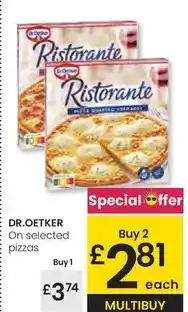 Eroski Dr oetker - on selected pizzas oferta