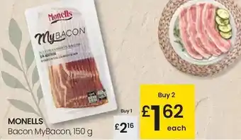 Eroski Monells - bacon mybacon oferta