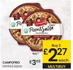Eroski Campofrío - marked pizzas oferta