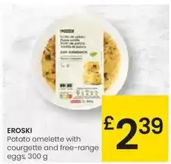 Eroski Eroski - potato omelette with courgette and free-range eggs oferta