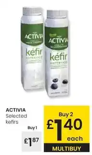 Eroski Danone - activia selected kefirs oferta
