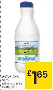 Eroski Asturiana - semi-skimmed milk oferta