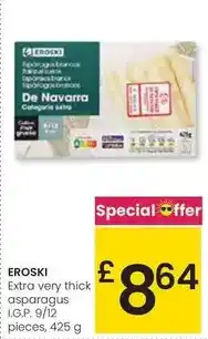 Eroski Eroski - extra very thick asparagus i.g.p oferta