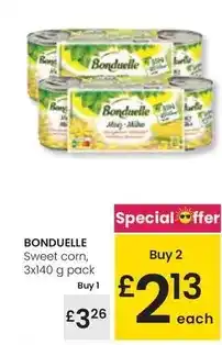 Eroski Bonduelle - sweet corn oferta