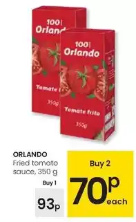 Eroski Orlando - fried tomato sauce oferta