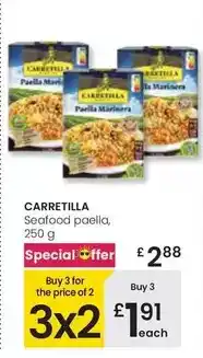 Eroski Carretilla - seafood paella oferta