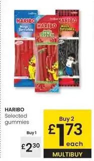 Eroski Haribo - selected gummies oferta