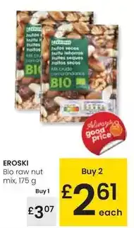 Eroski Eroski - bio raw nut mix oferta