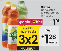 Eroski Nestea - on selected tea based soft drinks oferta