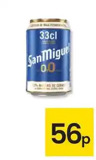 Eroski San miguel - beer 0.0 oferta