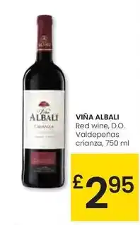Eroski Viña albali - red wine, d.o. valdepeñas crianza oferta
