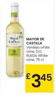 Eroski Mayor de castilla - verdejo white wine/ d.o. rueda white wine oferta