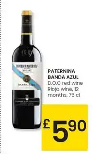Eroski Paternina banda azul - d.o.c. red wine rioja wine/ 12 months oferta