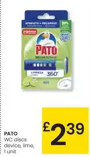 Eroski Pato wc - discs device oferta