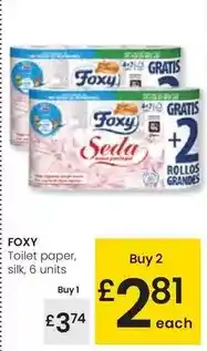 Eroski Foxy - toilet paper oferta