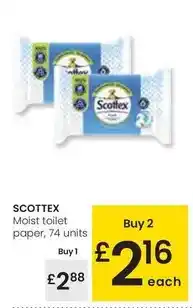 Eroski Scottex - moist toilet paper oferta