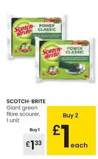 Eroski Scotch brite - giant green fibre scourer oferta