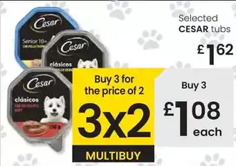Eroski Cesar - selected tubs oferta