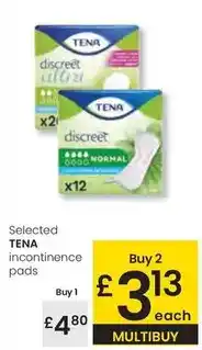 Eroski Tena - selected incontinence pads oferta