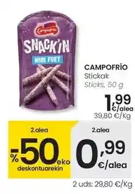 Eroski Campofrío - sticks oferta