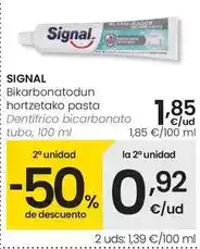 Eroski Signal - dentifrico bicarbonato oferta