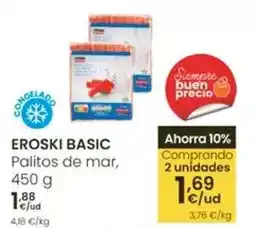 Eroski Eroski - basic palitos de mar oferta