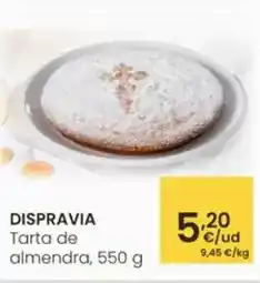 Eroski Dispravia - tarta de almendra oferta