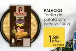 Eroski Palacios - tortilla de patata con cebolla oferta