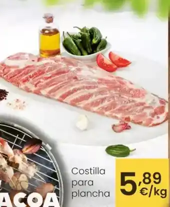 Eroski Costilla para plancha oferta