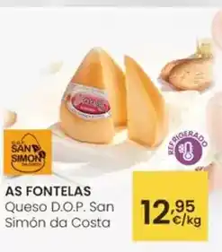 Eroski As fontelas - queso d.o.p. san simon da costa oferta