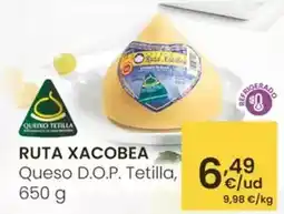 Eroski Ruta xacobea - queso d.o.p. tetilla oferta