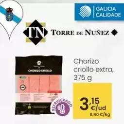 Eroski Torre de núñez - chorizo criollo extra oferta
