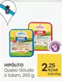 Eroski Hipolito - queso gouda o edam oferta