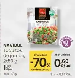 Eroski Navidul - taquitos de jamon oferta