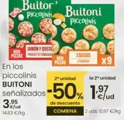 Eroski Buitoni - en los piccolinis oferta