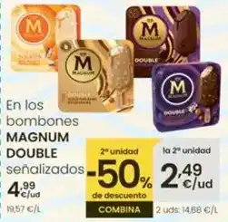 Eroski Magnum - en los bombones double oferta
