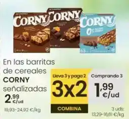 Eroski Corny - en las barritas de cereales oferta