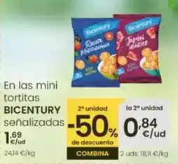 Eroski Bicentury - en las mini tortitas oferta