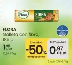 Eroski Flora - galleta con fibra oferta