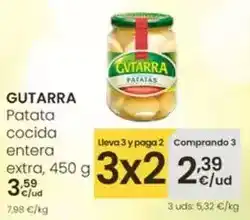 Eroski Gvtarra - patata cocida entera extra oferta