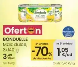 Eroski Bonduelle - maiz dulce oferta