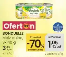 Eroski Bonduelle - maiz dulce oferta