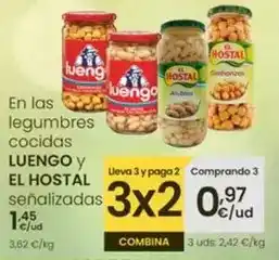 Eroski Luengo/ el hostal - en las legumbres cocidas oferta
