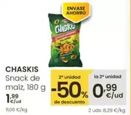 Eroski Chaskis - snack de maiz oferta