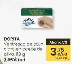 Eroski Dorita - ventresca de atún claro en aceite de oliva oferta