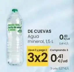 Eroski De cuevas - agua mineral oferta