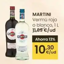 Eroski Martini - vermu rojo o blanco oferta