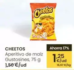 Eroski Cheetos - aperitivo de maiz gustosines oferta