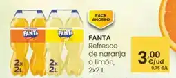 Eroski Fanta - refresco de naranja o limon oferta